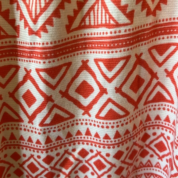 Aggie Nude Tribal Print Cowl Neck Body-con Mini Dress S - Picture 3 of 8